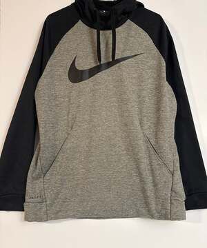 Nike Therma Swoosh Training Pullover Hoodie Gray/Black